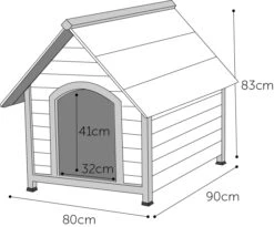Flamingo Niche Pour Chien Ponto 80x90x83cm -France Animalerie 3818260799f907cb3673836cf56ea9709ada6ebe82f4de8559e9a5f39838e7cb