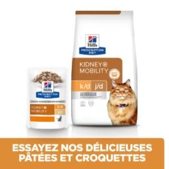 Hill's Prescription Diet K/D + Mobility Croquettes Pour Chat Au Poulet 15 Hill's Prescription Diet K/D + Mobility Croquettes Pour Chat Au Poulet -France Animalerie 52742044767 3 prescription diet chat k d mobility croquettes poulet 1