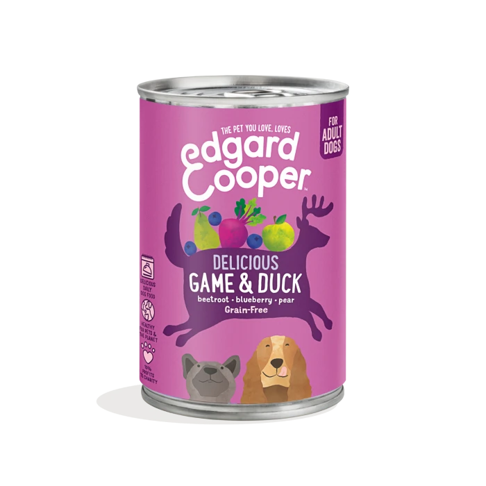 Edgard & Cooper Edgard&Cooper Pâtée Pour Chien Au Gibier - 6x 400g 3 Edgard & Cooper Edgard&Cooper Pâtée Pour Chien Au Gibier - 6x 400g