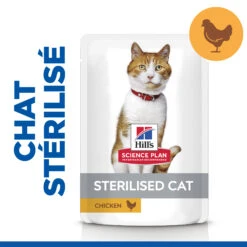 Hill's Science Plan Adult Sterilised Croquettes Et Boîtes Pour Chat Stérilisé 27 Hill's Science Plan Adult Sterilised Croquettes Et Boîtes Pour Chat Stérilisé -France Animalerie Hills science plan chat adult sterilised sachet repas pack mixte poulet dinde saumon truite 1 FR 2