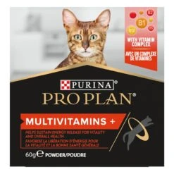 Purina PRO PLAN MULTIVITAMINS+ CHAT ALIMENT COMPLEMENTAIRE - 60G -France Animalerie PRO PLAN MULTIVITAMINS CAT SUPPLEMENT 60G 2 FR
