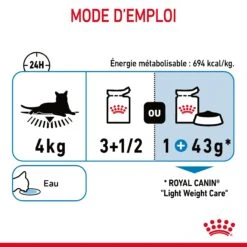 Royal Canin Light Weight Care En Sauce Pour Chat 12 Sachets De 85g 24 Royal Canin Light Weight Care En Sauce Pour Chat 12 Sachets De 85g -France Animalerie Royal Canin Light Weight Care Gravy Chat FR 10