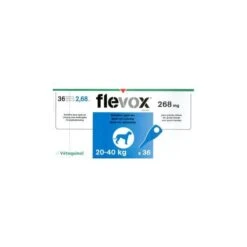 Flevox Chien20-40Kg 36 Pipettes