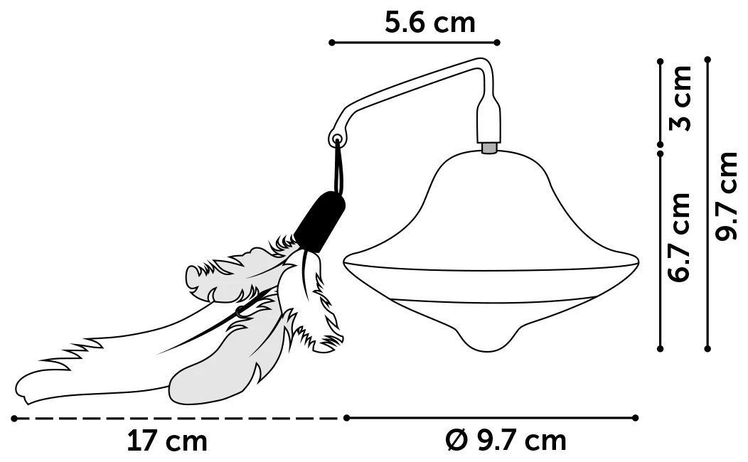 Flamingo Jouet Chat Scully Electro Dia. 9,7cm 5 Flamingo Jouet Chat Scully Electro Dia. 9,7cm – Image 3