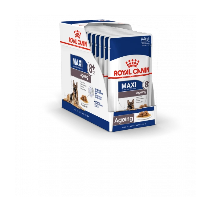 Royal Canin Maxi Ageing 8+ Pour Chien 10 X 140g 3 Royal Canin Maxi Ageing 8+ Pour Chien 10 X 140g