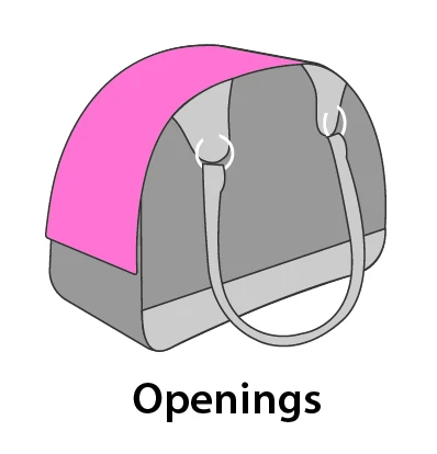 Flamingo Sac De Transport Chloe 1 - 41x20x31cm 5 Flamingo Sac De Transport Chloe 1 - 41x20x31cm – Image 3