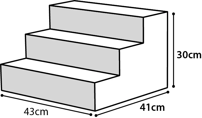 Flamingo Marchepied Pour Chien Easy Step Gris 41x43x30cm 4 Flamingo Marchepied Pour Chien Easy Step Gris 41x43x30cm – Image 2
