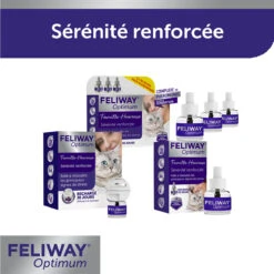 FELIWAY Optimum Diffuseur 27 FELIWAY Optimum Diffuseur -France Animalerie feliway optimum diffuseur 1recharge 5 FR 1